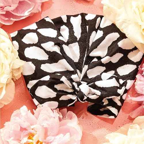 GRACE & COMPANY Luxury Shower Cap For Women - 100% Waterproof, Reusable, Washable & Breathable Shower Caps - Casablanca(Bag Packaging)