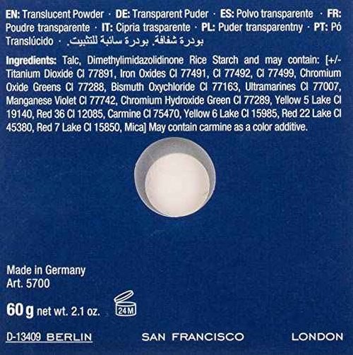 Kryolan Translucent Powder 60 gm Setting Makeup 5700 - TL3