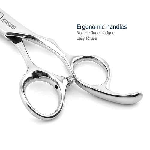 Hair Scissors Set 5.75 Inch Hair Cutting Shears 6 InchThinning Shears for Men Hair Thinning Scissors 440C Kinsaro
