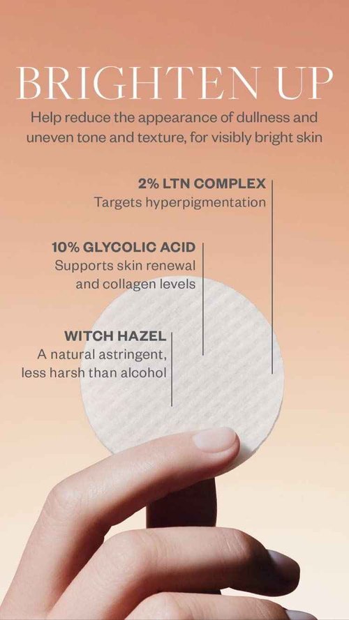 SkinMedica Even & Correct Brightening Treatment Pads For Face Exfoliating, 10% Glycolic Acid Pads That Are Retinol-Free, Alcohol-Free and Hydroquinone-Free, 60 Ct