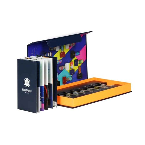 Floraiku Unisex Discovery Set – 7 x 0.05 oz Miniatures (Between Two Trees, Sleeping on the Roof, Just A Rose, I Am Coming Home, In The Dark, Golden Eyes and AO)