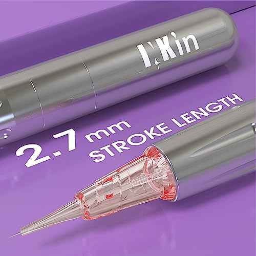 INKin Tattoo Gun for Beginners, Permanent Makeup Rotary Tattoo Machine Liner and Shaders (TH014 Silver)
