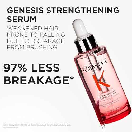 Kerastase Genesis Hair Serum | Daily Strengthening Treatment for Weak or Damaged Hair | Nourishes and Reinforces Hair | Anti-Breakage | Silicone-Free | For Weakened Hair | Serum Fortifiant