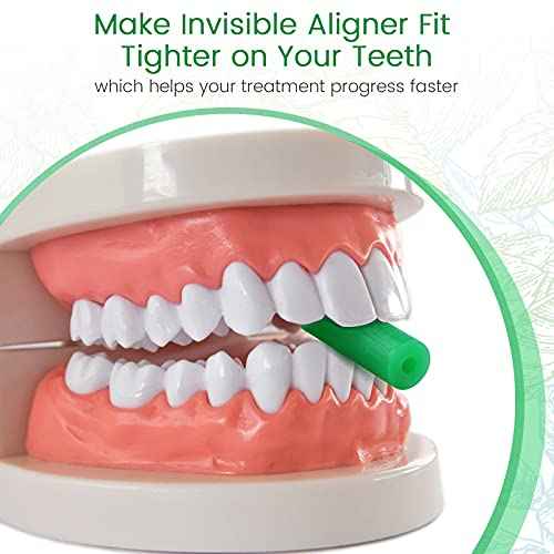 Aligner Chew for Invisalign ? 20 Mint-Chew & 2 Removal Tools, Food-Grade Silicone, Flexible & Durable Aligner Seater for Clear Aligners, Orthodontic Accessories