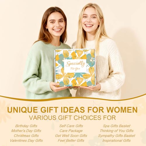Self Care Gifts for Women Gift Baskets£¬Sending Sunshine Thinking of You Care Package Spa Gift Sets, Birthday Christmas Gifts for Women Best Friends Mom Sister Wife Grandma Her