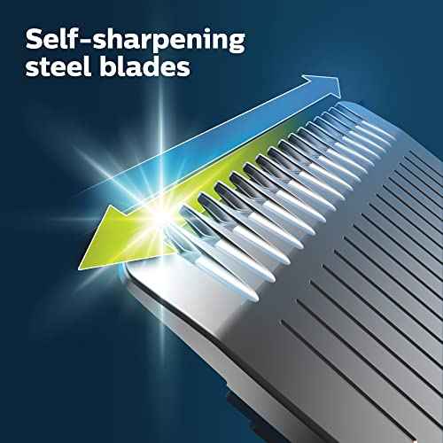 Norelco Philips Multigroom 7000 Series, All-in-One Trimmer, Beard Trimmer and Hair Clipper, 19-Piece Men's Grooming Kit for Beard, Head, Hair, Body, and Face, Soft Pouch, MG7910/49