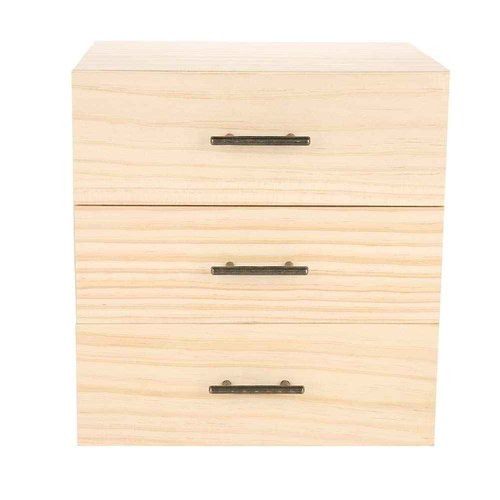 Wooden Essential Oil Storage, Essential Oil Organizer with 90 Slots Three-Tiered, 9.6 X 4.0 Inch Essential Oil Holder for Essential Oil Crystal, Jewel Organizing