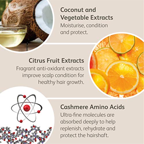 3'''More Inches Cashmere Protein Volumizing Shampoo 1000ml - Fine, Thin Hair Treatment - For Thicker, Fuller & Root Lifting Results - Coconut Oil, Silicone Free - Hair Care by Michael Van Clarke