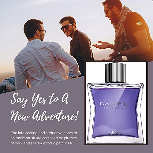 RASASI Dareej For Men Eau De Parfum Spray - 100ML (3.4 Oz) Long Lasting Arabian Perfume - Bold & Premium Fragrance for Special Occasions & Daily Wear, An Essential Perfume Men that Lasts All Day