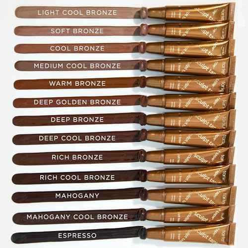 tarte sculpt tape contour ? Lightweight Cream Bronzer with Shea Butter for Blendable, Buildable Contour & Natural Looking Sculpted Glow, Vegan & Cruelty Free