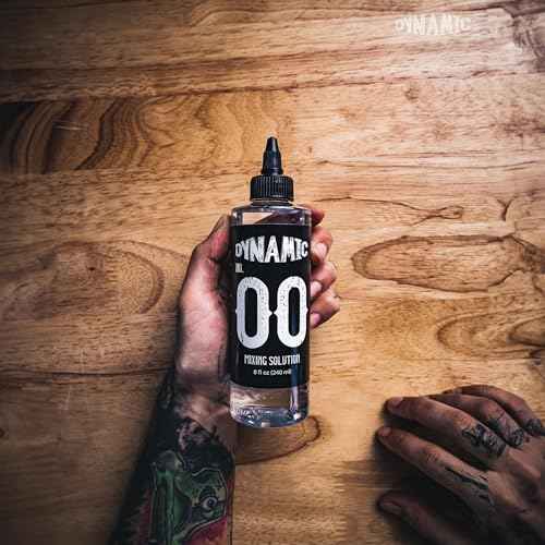 Dynamic Color Co.- No. 00 Tattoo Ink Mixing Solution, Premium Shading Solution Tattoo for Artists, Purest Hospital-Grade Water Mixed with Witch Hazel for Soothing Quality and Visible Smoothness (4)