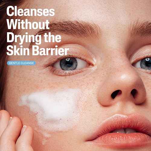 Cetaphil Cream to Foam Face Wash, Hydrating Foaming Cream Cleanser, 16 oz, For Normal to Dry, Sensitive Skin, with Soothing Prebiotic Aloe, Hypoallergenic, Fragrance Free