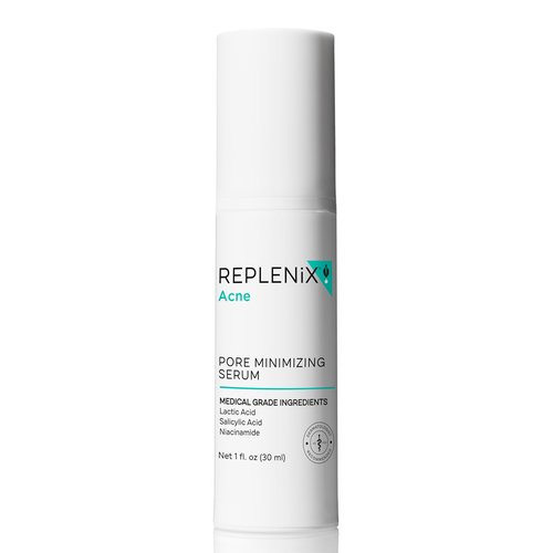 Replenix Pore Minimizing Face Serum with Medical-Grade Niacinamide, Lactic & Salicylic Acids, Dermatologist-Recommended for Large Pores & Uneven Skin (1 fl. oz)