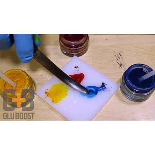 GluBoost MasterTint Jars ? Long-Lasting Color Additives for Perfect Color Matching ? Works with MasterGlu & Fill n¡¯ Finish Pro ? No Solvent Needed - Blue