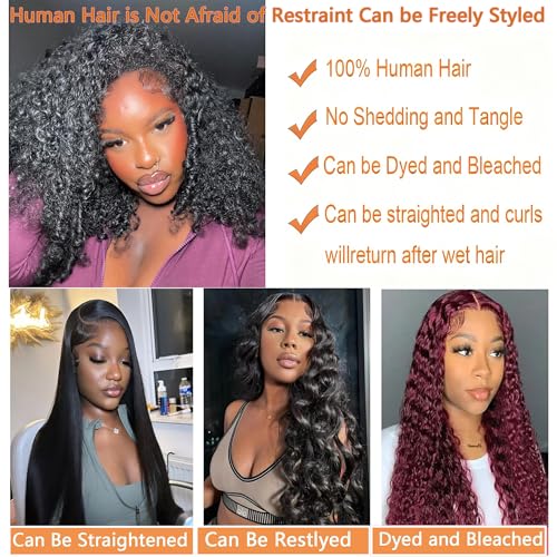 Burmese Curly Bundles Human Hair 3c4a 100% Unprocessed Brazilian Virgin Hair 3 Bundles Quick Water Weave with Spiral Curly End Raw Human Hair Extensions 16 18 20 Inch Natural Black
