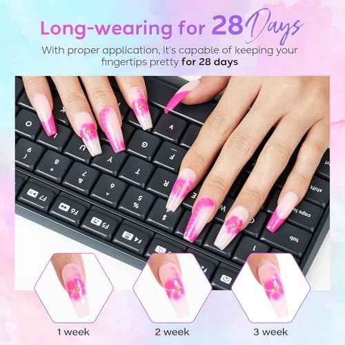 AIMEILI Nail Art Blossom Gel Nail Polish Soak Off UV LED Clear Blooming Gel Manicure 10ml