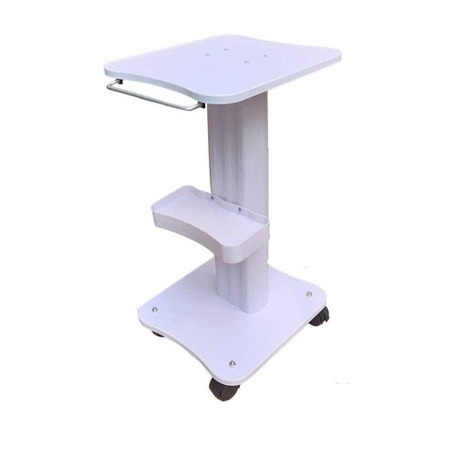 Cozyel Beauty Salon Trolley Cart with Wheels, 3 Tier Beauty Rolling Cart, Adjustable Tattoo Table Work Station, Salon Spa Rolling Trolley Stand