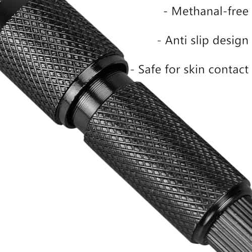 2 Pcs Empty Tattoo Markers Tattoo Pen Shells for Stencil Pen Outline Supply,Safe for Skin, Precision Design (Black Red)