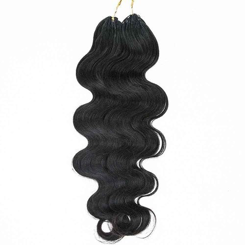 Body Wave Pre-Separated Crochet Hair Extensions Human Hair Knotless Pre-Separated Feather Crochet Braid Hair Extensions Natural Color 16 Inch 120g