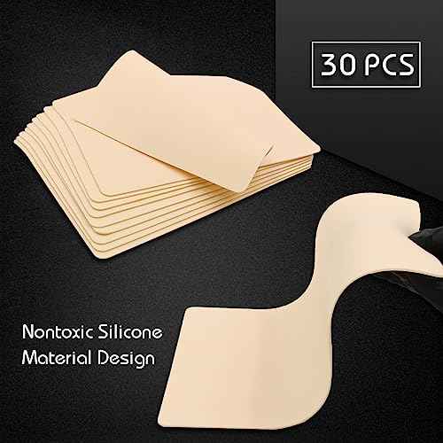 Blank Tattoo Practice Skin - Jconly 30Pcs Double Sides Fake Skin Tattoo Skin for Practicing, 8¡¿6 in Soft Practice Skin for Beginners and Experienced Tattoo Artists¡¦