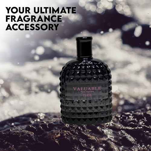 Men's Cologne Gift Set Include Valentine Milano,Valentine,Very Excited & Valuable Paris - 3.4 Fl Oz Each | Vanilla Bourbon, Leather & Amber Floral Fragrance | Luxury Eau de Toilette Quartet