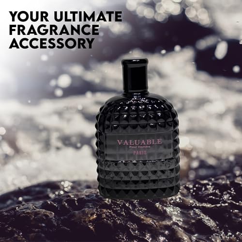 Men's Cologne Gift Set Include Valentine Milano,Valentine,Very Excited & Valuable Paris - 3.4 Fl Oz Each | Vanilla Bourbon, Leather & Amber Floral Fragrance | Luxury Eau de Toilette Quartet