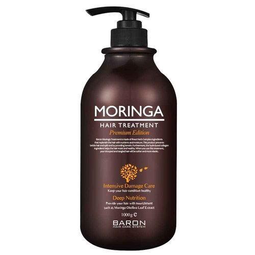 [BARON] MORINGA Hair Treatment Premium Edition 1000ml 33.9 fl oz - For Dry and Damaged Hair
