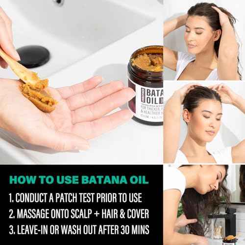 Unrefined Batana Oil for Hair Growth - Authentic & Organic Dr Sebi Batana Hair Mask from Honduras - Natural Hair Growth Oil - 4 Ounce Jar