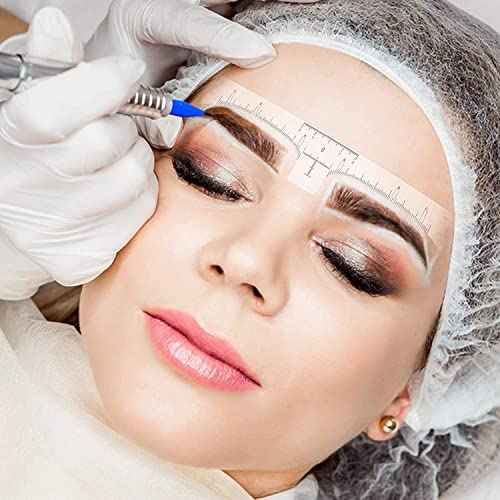 Permanent Eyebrow Makeup Tattoo Machine Kit with 700mAh Wireless Battery 15 pcs Cartridge Needles Microblading Supply for Eyebrow Lip Eyeliner Microshading Supplies(Pink Tattoo Kit)