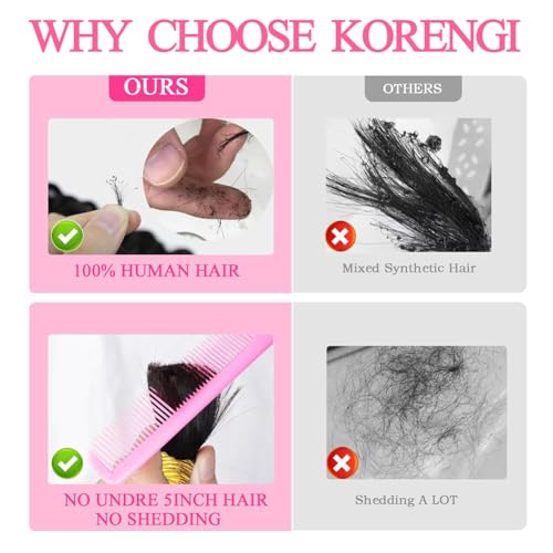 Human Braiding Hair Deep Wave Bulk Human hair for Braiding Natural Black Color No Weft Human Hair Bundles Micro Virgin Human Hair Extension for Boho Braids (100g(2bundles), 26 Inch)