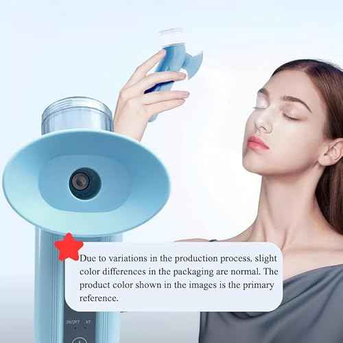 Eye Mist Steam Sprayer for Relief Dry Eyes, Eye Treatment, Portable Heated Eye Masks, Mini Eye Moisturizing Cleaning Soothing Steamer, Blue