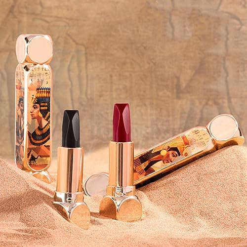 ANGGREK Lasting, Exquisite, Elegant 6 Color Lipstick, Double Head Colorful Matte Lipstick with Easy Removal, Great Makeup Lovers