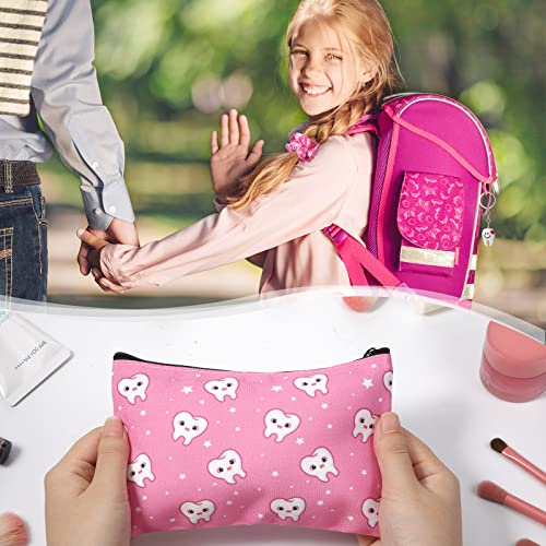 36 Pcs Dental Hygienist Gifts - Makeup Bags, Hair Scrunchies, Tooth-Shaped Key Chains, Hair Holder for Women and Dental Assistants