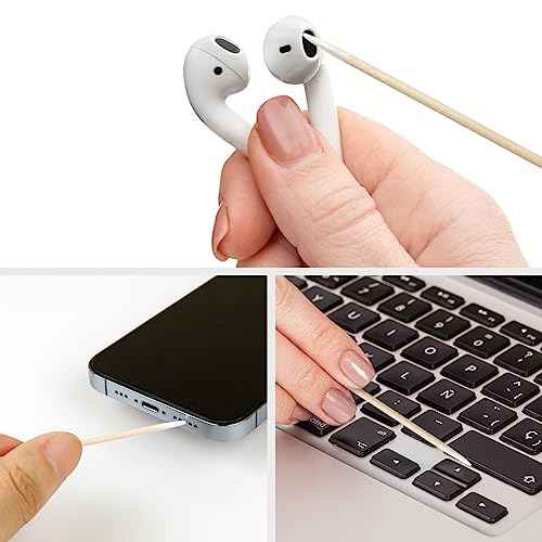 Eyxformula 600 Pcs Microblading Cotton Swabs, 4 Inch Pointed Cotton Swabs, Precision Tips Wooden Sticks Applicator For Makeup, Cleaning Nail Polish, Crafts, Eyebrow Mapping, Tattoo Permanent Supplies