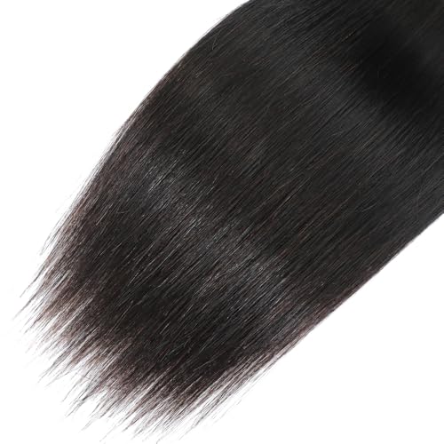 Raw Indian Hair Bundles Straight Human Hair Unprocessed Virgin Real Raw Remy Virgin HumanHair Extensions Triple Lifespan, Reusable 18inch