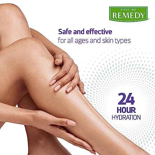 Medline Remedy Clinical Skin Cream, Vanilla Scent (16 fl oz), 2 Count, Moisturizing Face and Body Cream for All Ages, Paraben & Sulfate Free, Quick Absorbent Formula, Hypoallergenic Skin Moisturizer