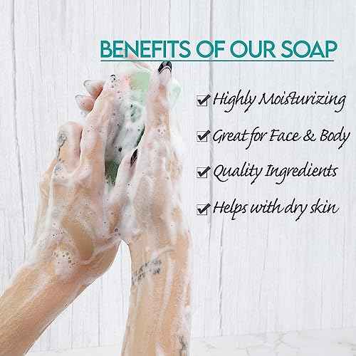 Primal Elements Glycerin Christmas Bar Soap | Helps All Skin Types, Sensitive, Oily & Dry Skin | NO PARABENS, VEGAN, GLUTEN FREE, 100% VEGETABLE BASE - (Christmas in Paradise)