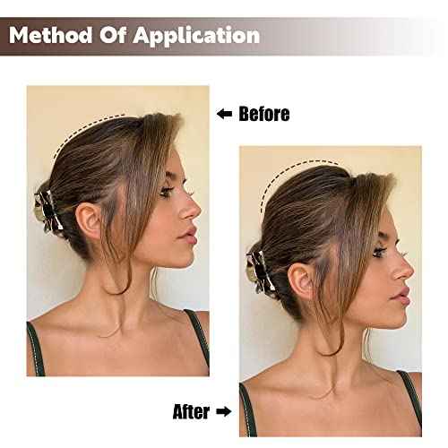 AEGYPIUS 2Pcs Charming Bump It Up Volume Inserts Hair Comb, Nylon Material, Hair Pads for Beehive Hair Style, Styling Clip Accessories for Women Lady Girl (Brown)