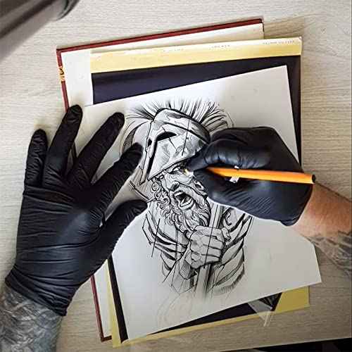 30Pcs Tattoo Practice Skin Kit with Transfer Paper - Yugui 10pcs Professional 1.3mm Fake Skin & 20pcs Premium Tracing Stencil Paper Set for Beginners to Artists Kits Supplies