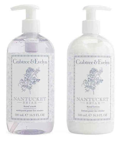 Crabtree & Evelyn Nantucket Briar Hand Wash & Hand Lotion Gift Set – 2 x 250ml