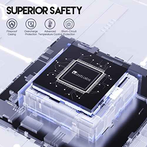 Mast Fold2 Tattoo Gun Kit, Wireless Complete Tattoo Kit, 7 Strokes Length Tattoo Machine, 2 Batteries Power Supply, Pro Tattoo Needles Cartridges Black Inks QP-047