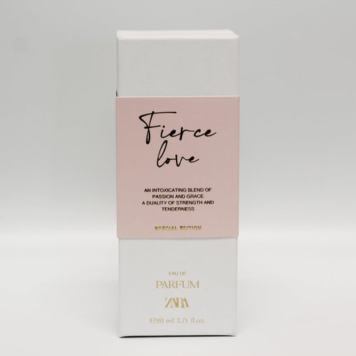 Zara Fierce Love Women Perfume Limited Edition Fragrance with Myrtle Rose Water Turkish Delight Tonka Bean Tobacco Vetiver & Patchouli EDP Eau de Parfum 80ml (2.71 fl. oz.)