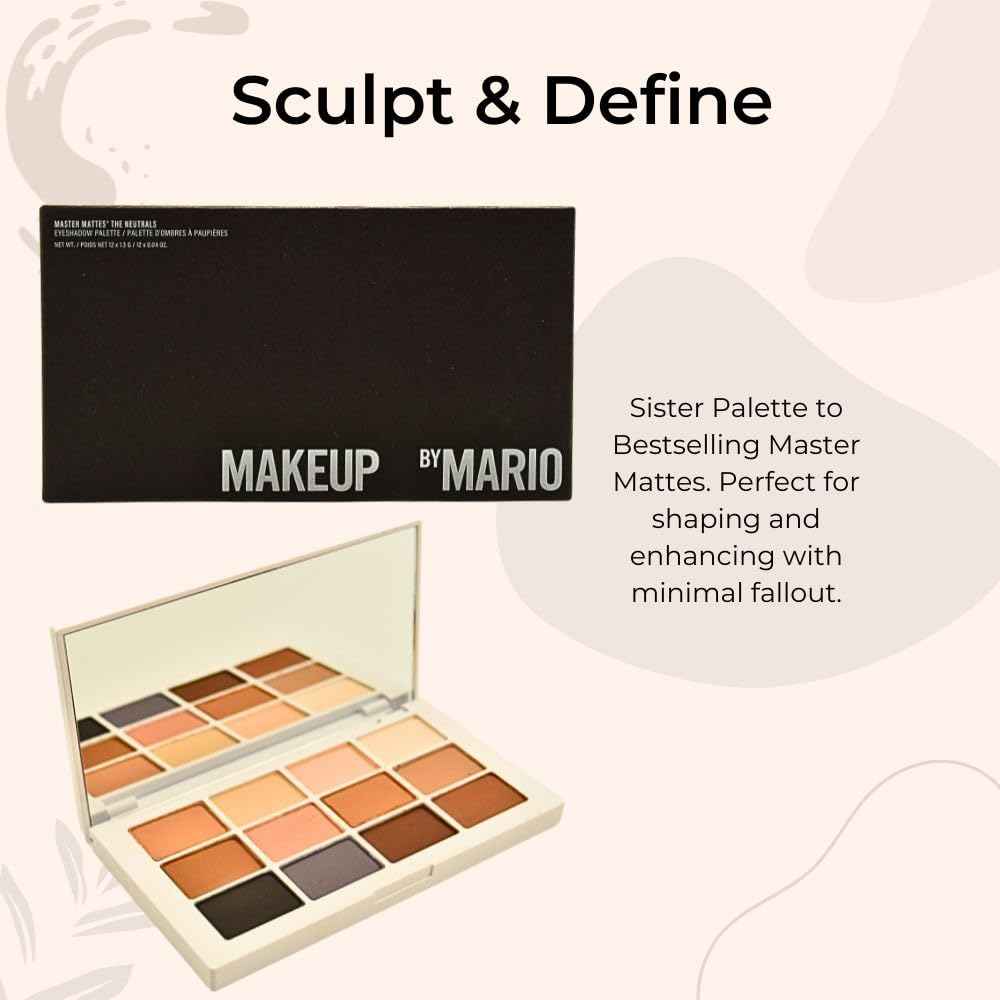 Makeup By Mario Master Mattes Eyeshadow Palette - The Neutrals, 0.65 Ounce (Pack of 1)