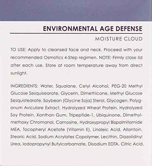 Osmotics Environmental Age Defense Moisture Cloud - Moisturize and Defend Skin from Visible Signs of Environmental Aging - All in One Revolutionary Product