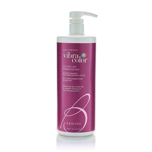Brocato Vibracolor Color Last Conditioner, 32 Oz. | Color Safe Conditioner for Colored Hair | Prevents Fading and Extends the Life and Brilliance of Color Treated Hair | No Sulfate or Parabens