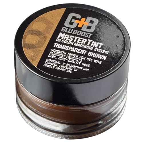 GluBoost MasterTint Jars ? Long-Lasting Color Additives for Perfect Color Matching ? Works with MasterGlu & Fill n¡¯ Finish Pro ? No Solvent Needed - Brown
