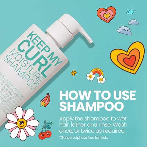ELEVEN AUSTRALIA Keep My Curl Moisture Shampoo for Women & Men - Anti Frizz Shampoo for Curly, Wavy, or Coily Hair, Moisturizing Hair Care, Hydrating & Smoothing, Gentle Cleansing Formula