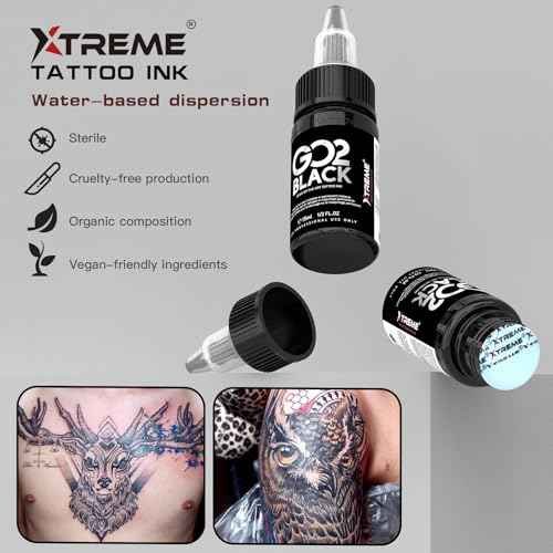 Wormhole Tattoo Gun Kit 1,600mAh Battery 2 Bottles 1/2 OZ Xtreme Tattoo Ink and 20 Tattoo Needles Wireless Tattoo Machine Kit Smart Tattoo Pen for Precise Lining & Shading Smart Display