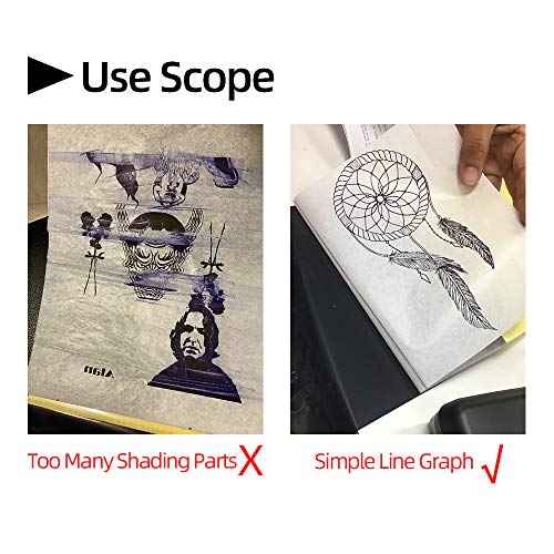 ATOMUS Tattoo Transfer Machine Printer Tattoo Transfer Stencil Machine Copier 116F Update Version