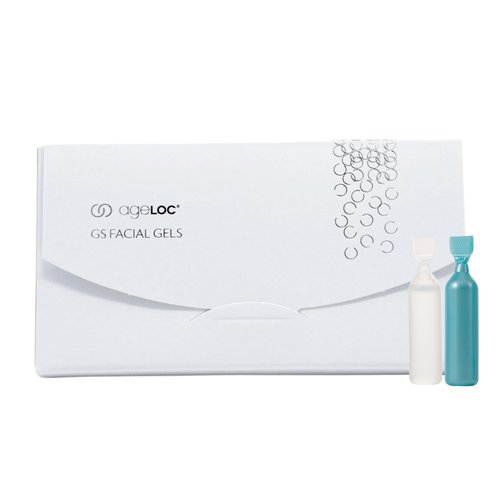 Nu Skin ageLOC GS Facial Gels | Expertly Formulated 2-Step At-Home Anti-Aging Treatment for Visibly Reduced Lines, and Glowing, Youthful Skin, Infused with ageLOC Blend | 1 Pack